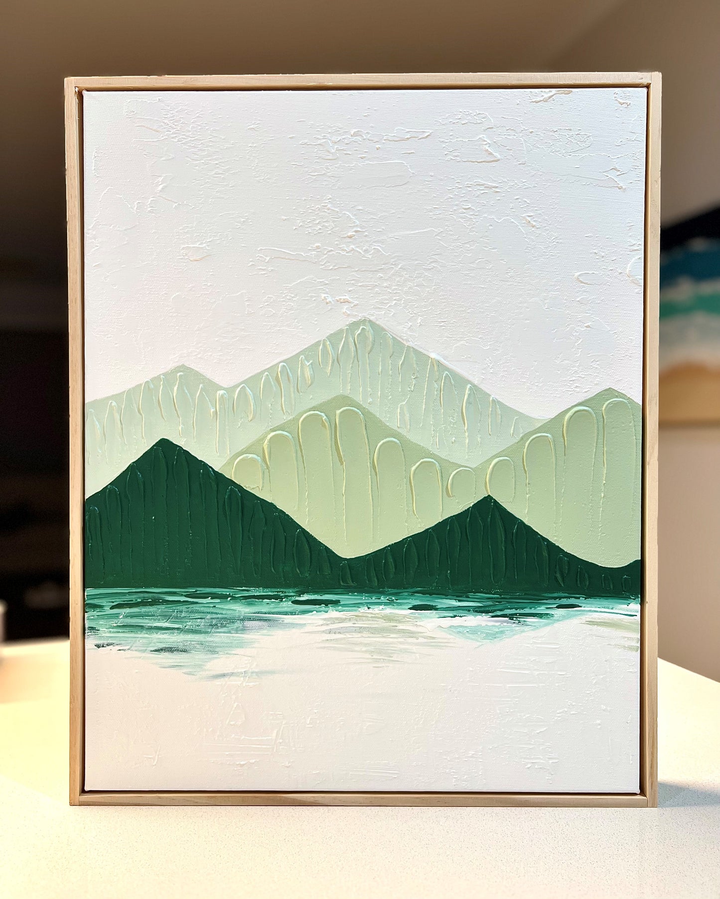 Mountains High Textured Art