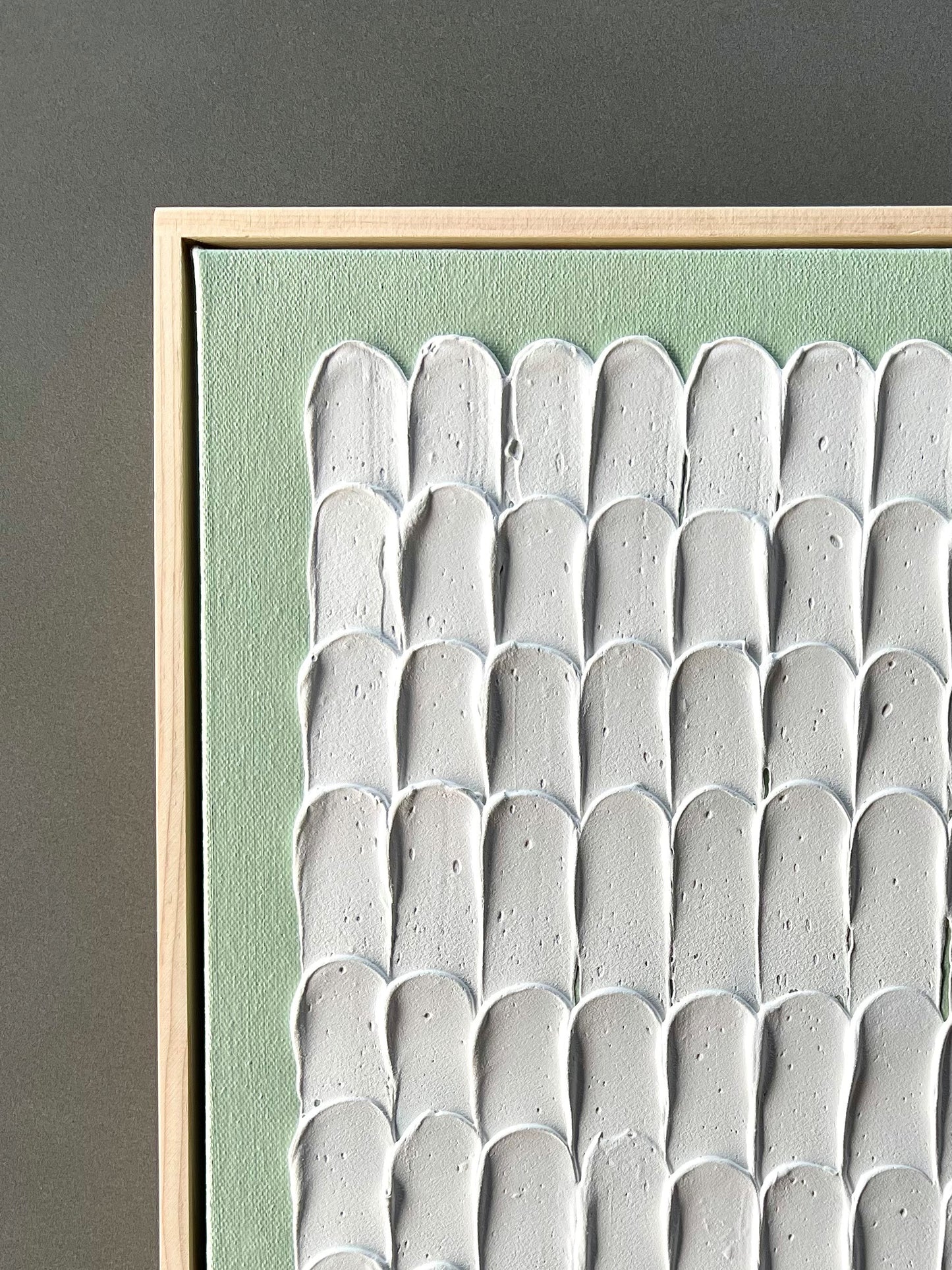 Stripes on Sage Textured Art