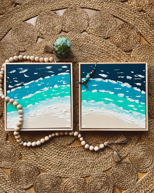 Beach Life Twin Mini Set Textured Art