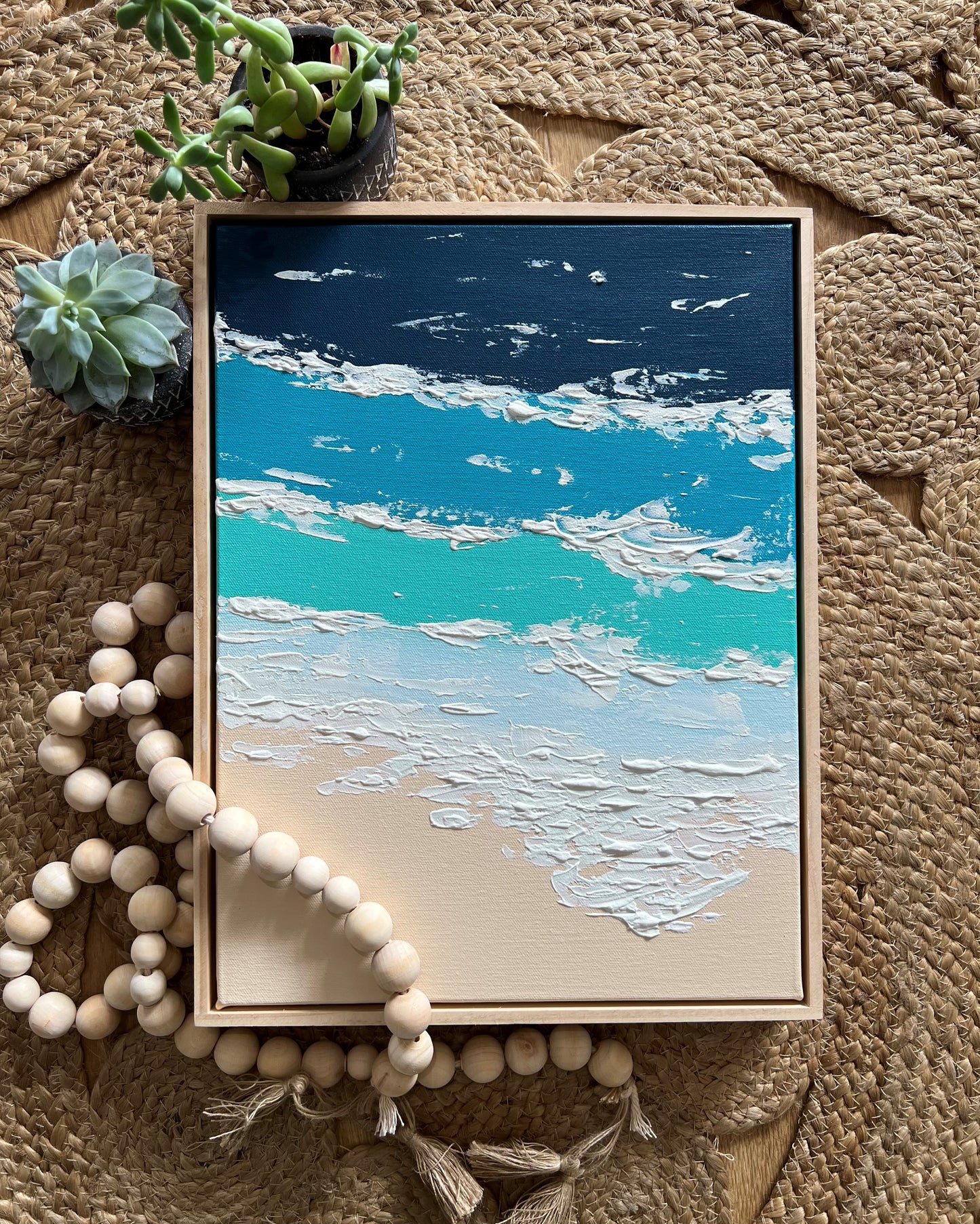 Beach Life Textured Art