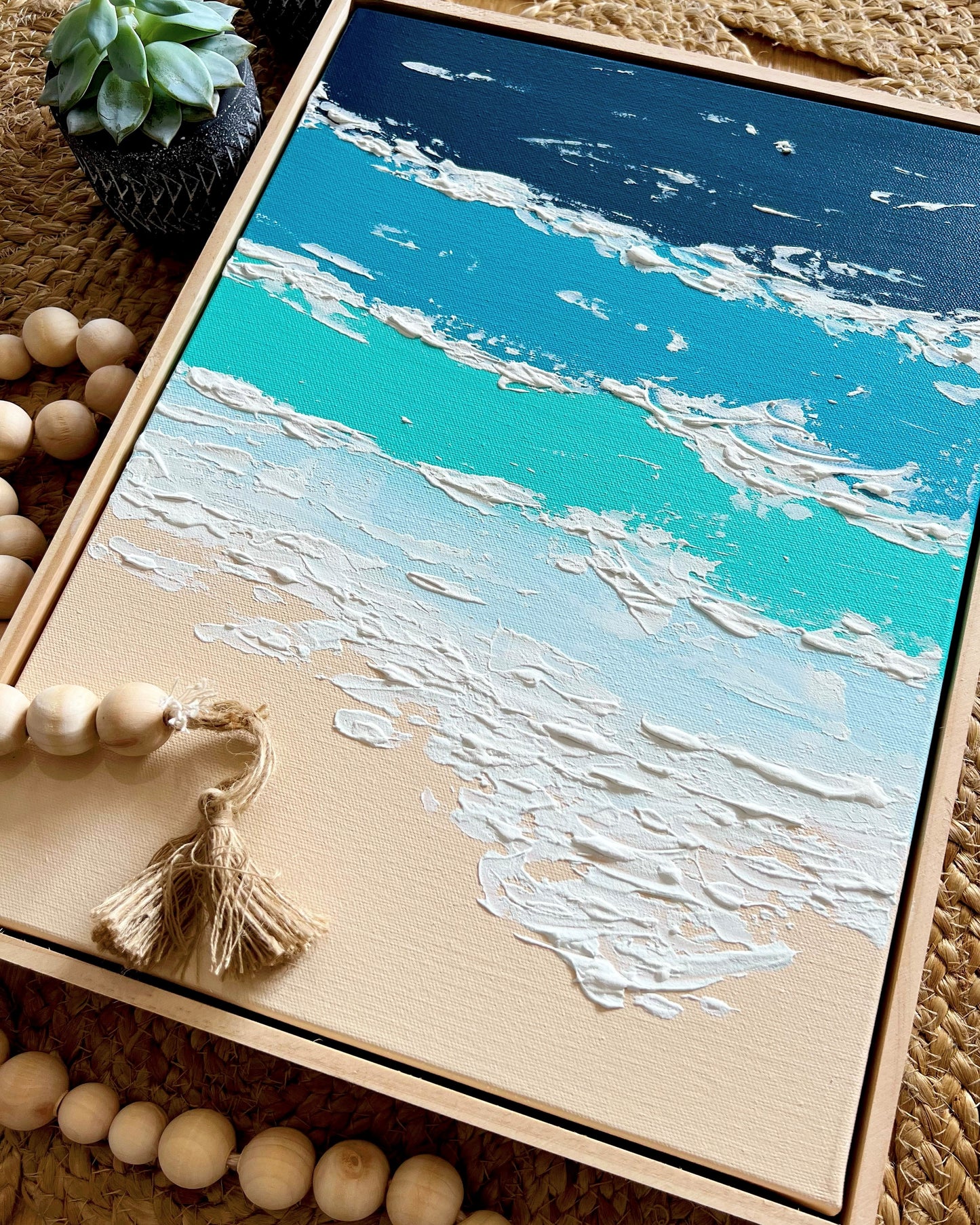 Beach Life Textured Art